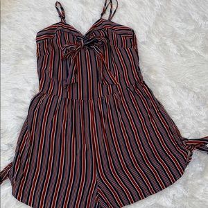 Red white blue romper